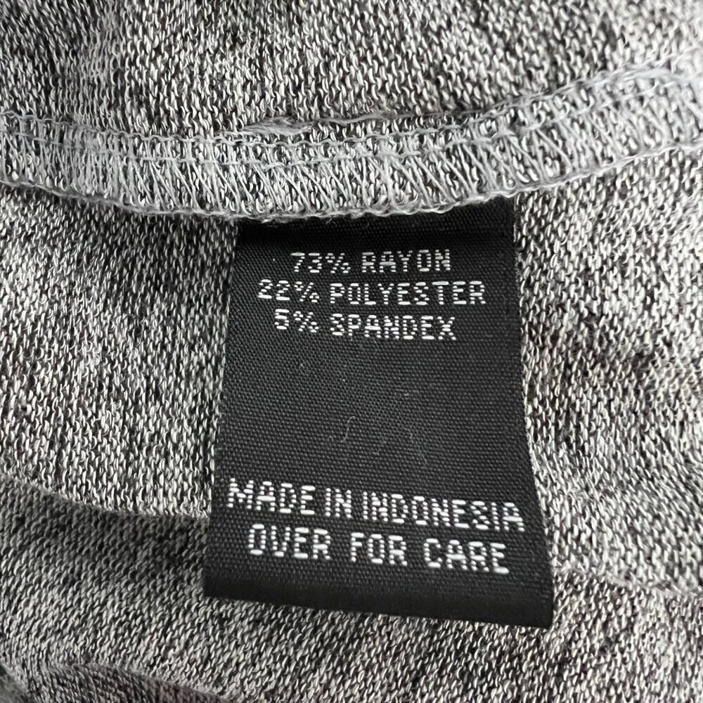 By & By Women’s Knotted Hem Pullover Sweater Gray Size XL Soft - Picture 8 of 8